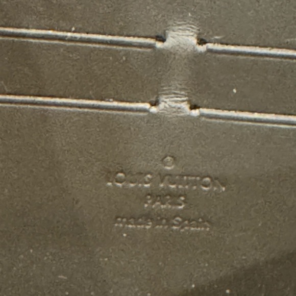 Louis Vuitton Vernis Bronze Long Zippy Wallet Authentic Zip Around Made In Spain - Picture 10 of 16